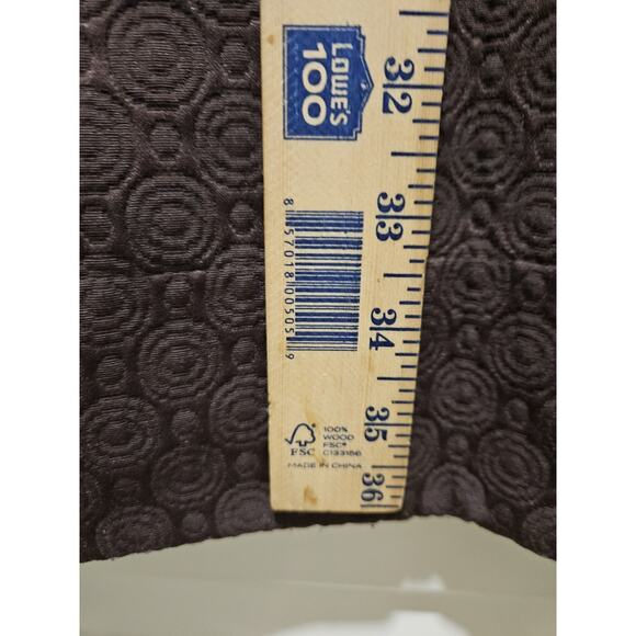 NWT TAYLOR Brown RUFFLED Sheath DRESS SZ 8 $148 Fitted Waist Textured Boutique - Picture 6 of 10